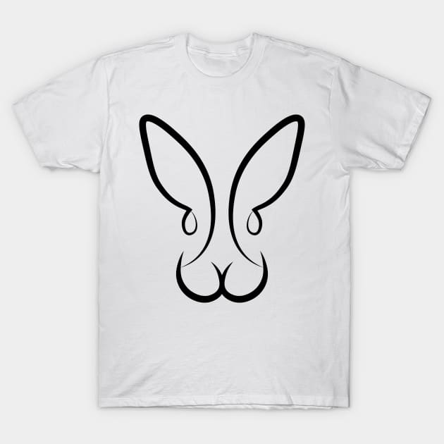 Plain and simple rabbit T-Shirt by Every thing